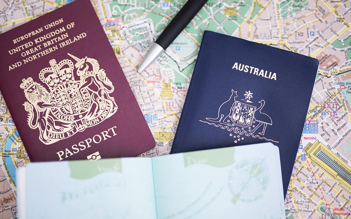 european-and-australian-passport