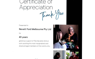 Nevett Ford Lawyers Celebrates 40 year Partnership With The Salvation Army