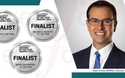 Ryan Curtis-Griffiths, finalist for Law Partner of The Year 2024